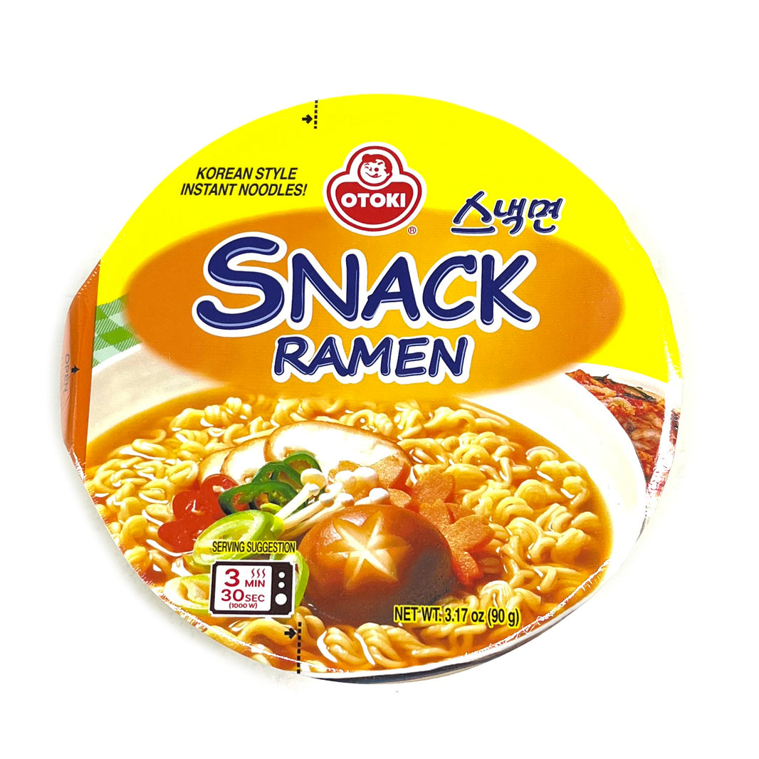 [Ottogi] Snack Ramen Bowl Cup / 오뚜기 스낵면 컵 라면 사발면 (90g)
