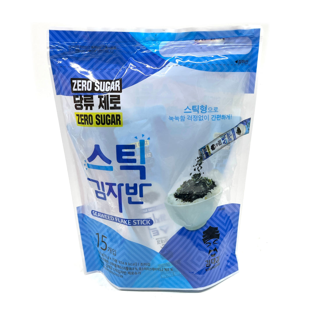 [Gimdaegam] Roasted Seaweed Flakes Stick Zero Sugar / 김대감 당류제로 스틱 김자반 (150g 10g x15 Sticks)