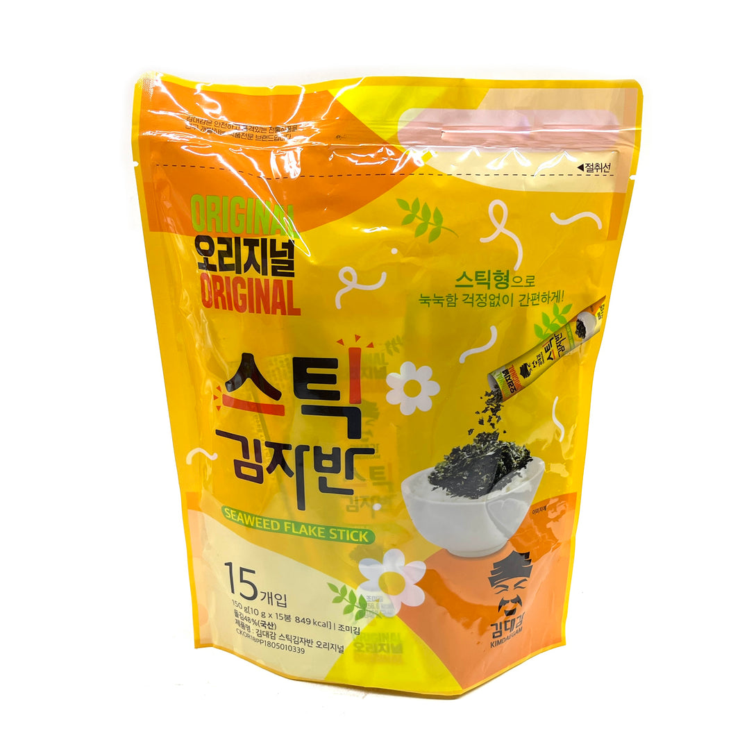 [Gimdaegam] Roasted Seaweed Flakes Stick Original / 김대감 오리지널 스틱 김자반 (150g 10g x15 Sticks) (Copy)