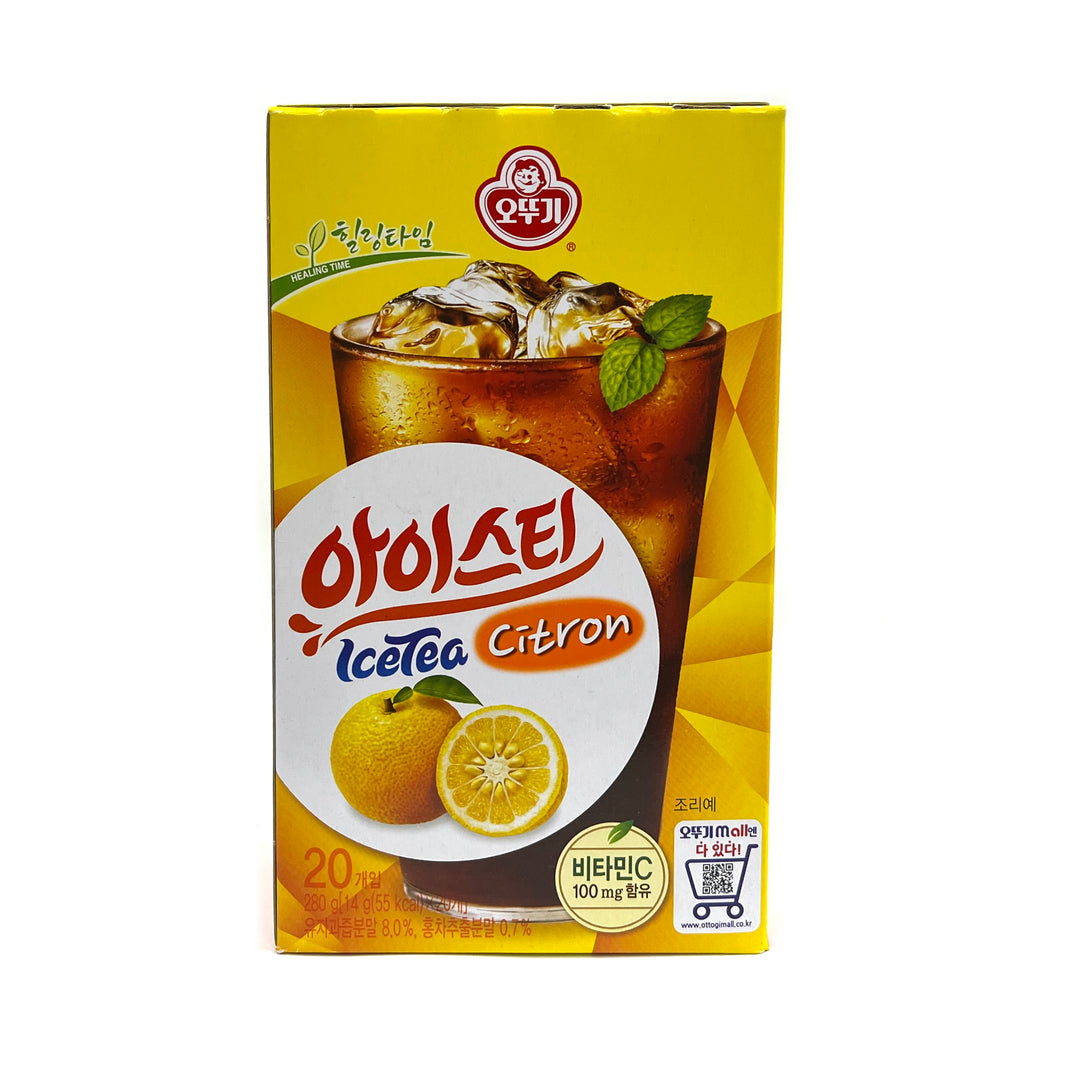 [Ottogi] Ice Tea Citron / 오뚜기 아이스티 유자 (14g x 20pcs)