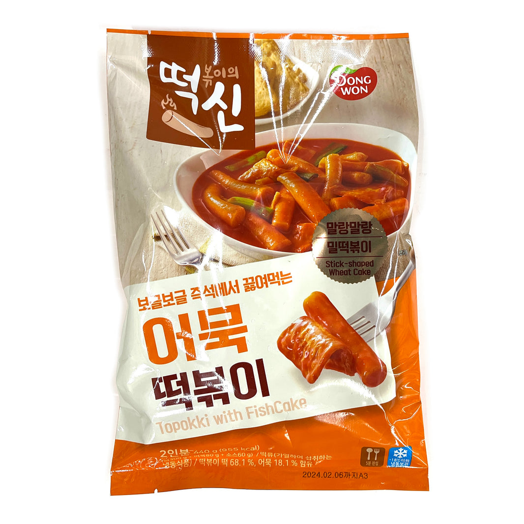 [Dongwon] Topokki w. Fish Cake / 동원 떡신 어묵 떡볶이 (440g)