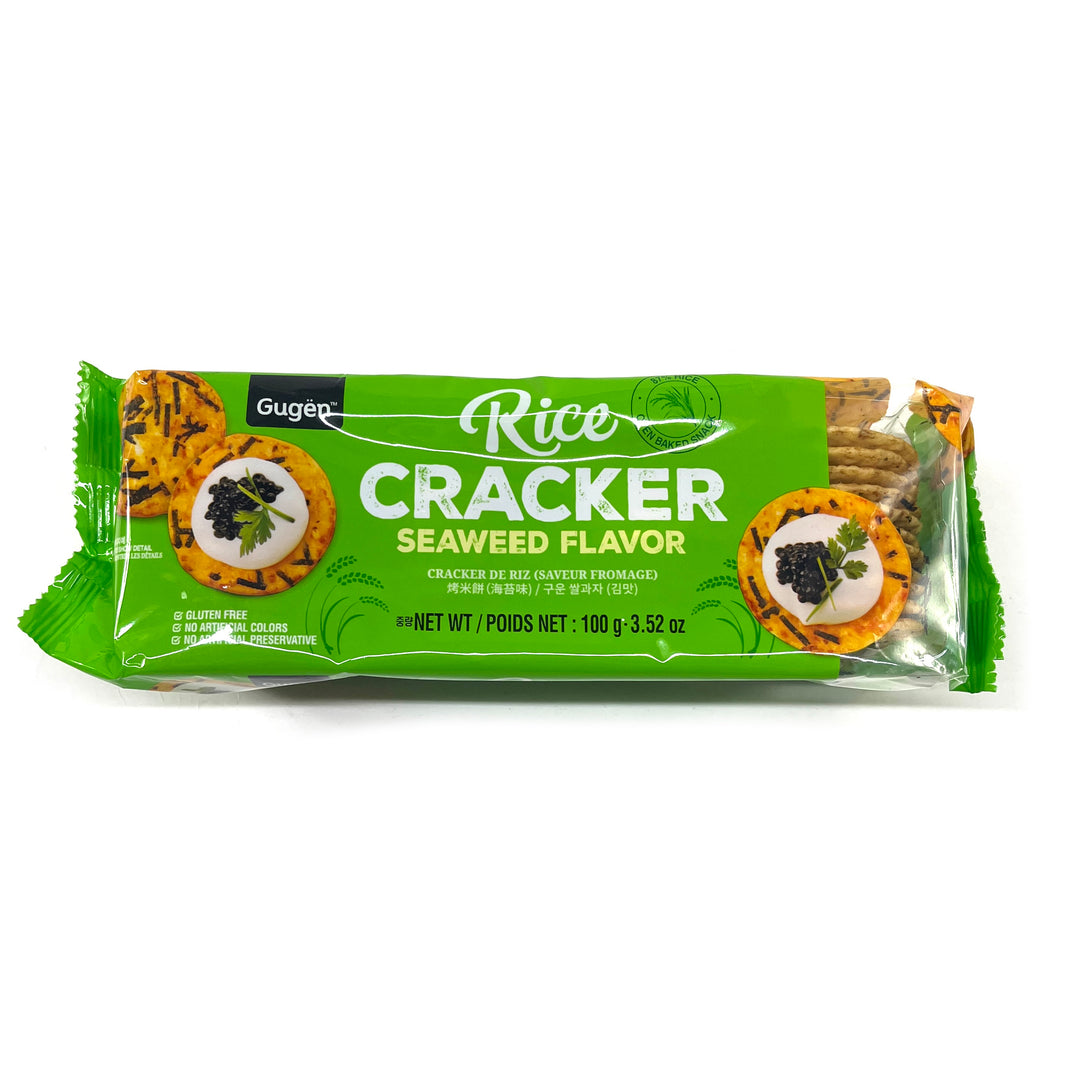[Gugen] Rice Cracker Seaweed Flavor / 구겐 구운 쌀과자 김맛 (100g)