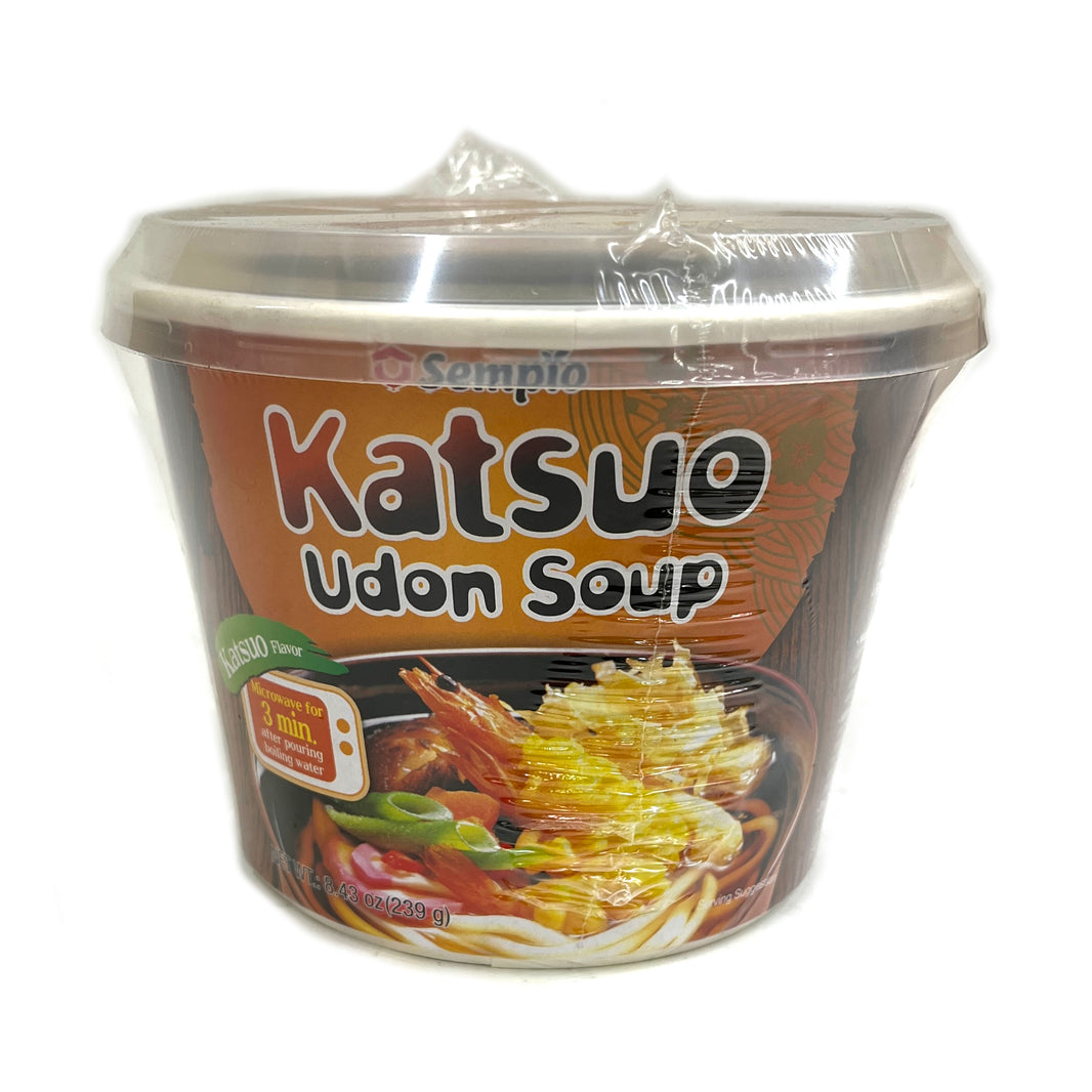 [Sempio] Katsuo Udon Noodle Soup Cuo / 샘표 잔치 우동 컵 (168g)