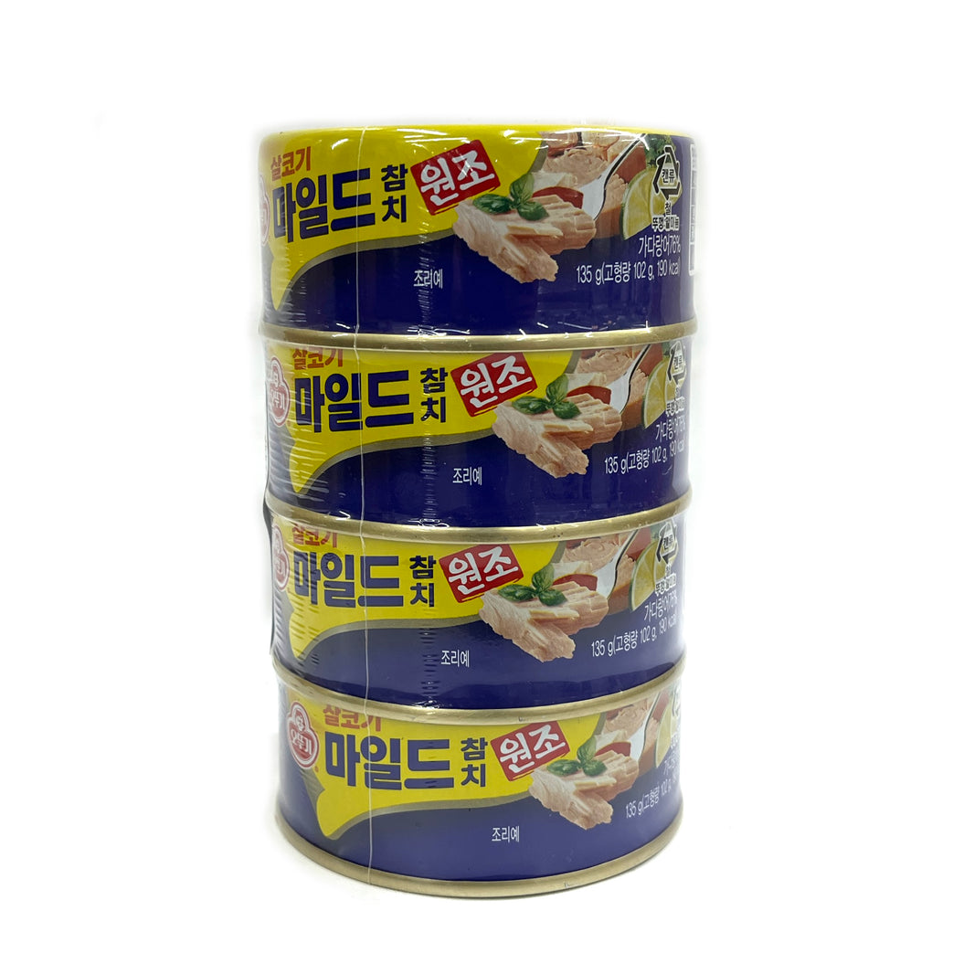 [Ottogi] Mild Tuna / 오뚜기 살코기 마일드 참치 (135g x4)