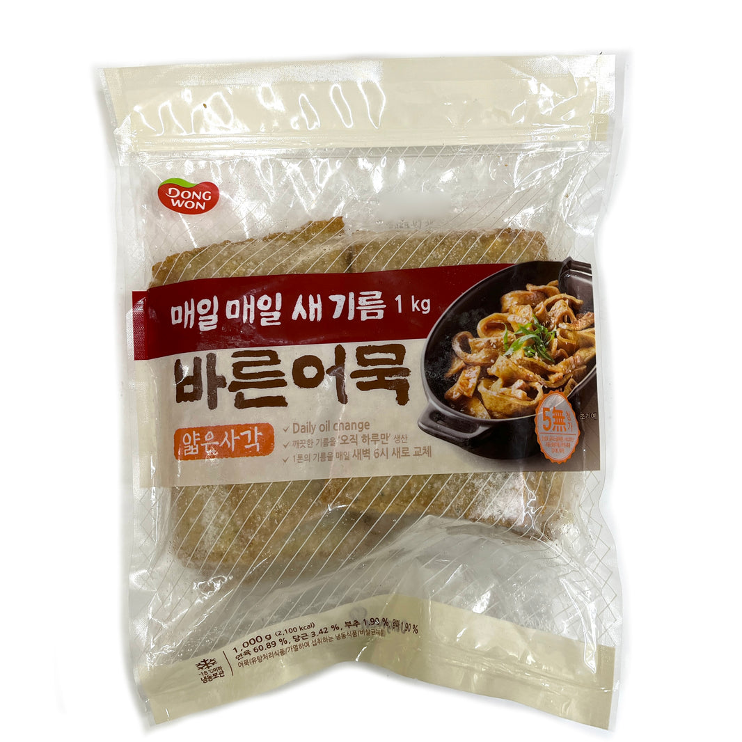 [Dongwon] Fish Cake Square / 동원 바른 어묵 얇은 사각 (1kg)