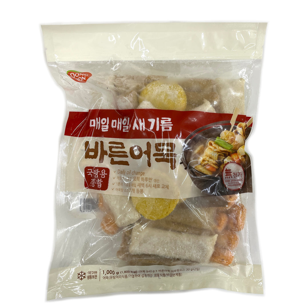 [Dongwon] Fish Cake Jonghap / 동원 바른 어묵 국탕용 종합 (1kg)