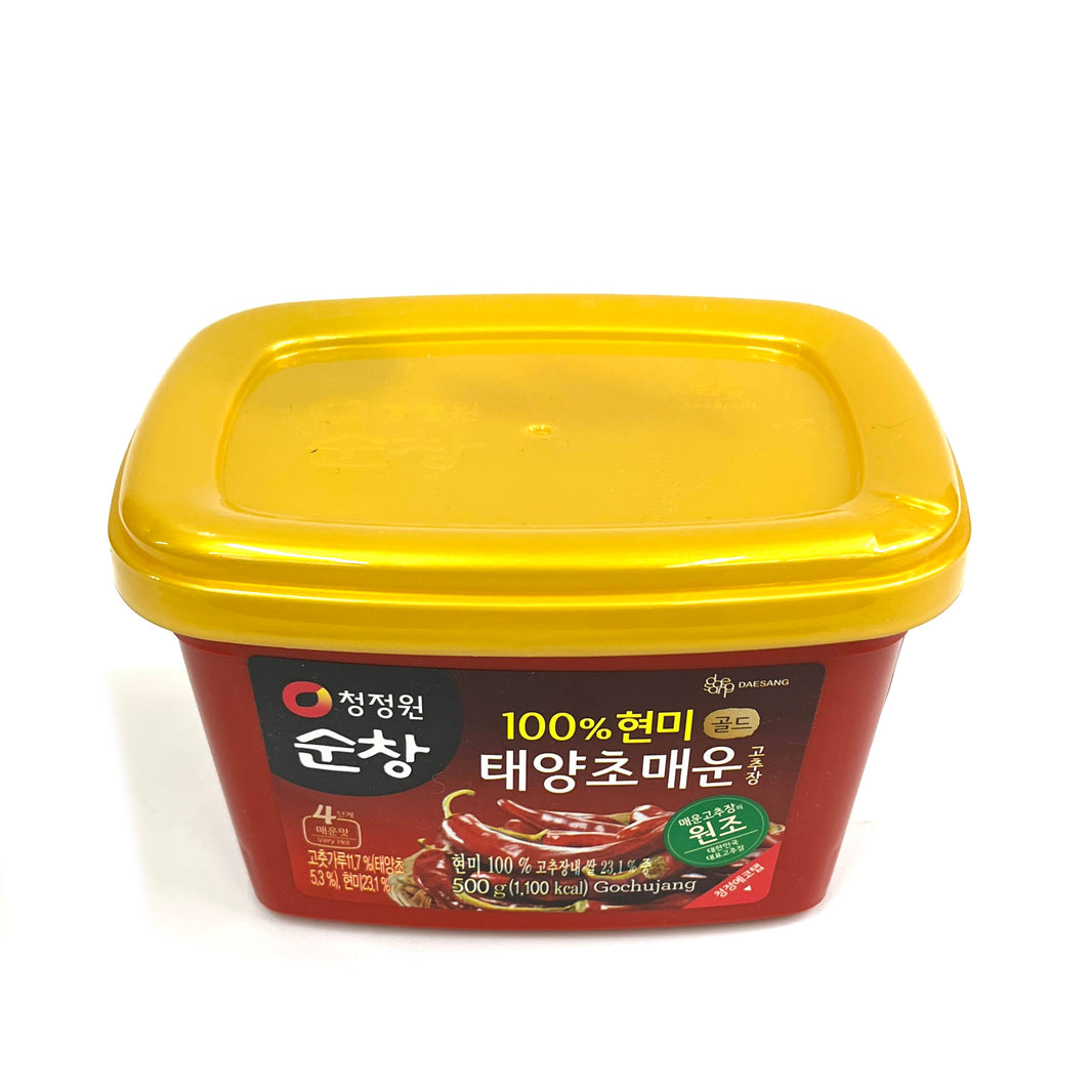 [O'food] Sunchang Gochujang Brown Rice Spicy Red Pepper Paste / 오푸드 순창 100% 현미 태양초 매운 고추장 (500g)