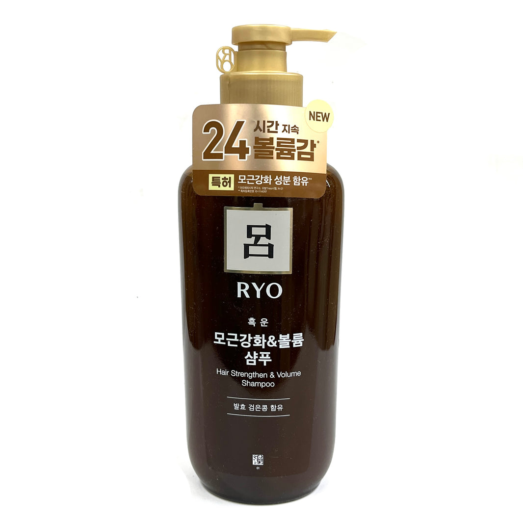 [Ryo] Hair Strengthen & Volume Shampoo  / 려 흑운 모근강화 & 볼륨 샴푸 (550ml)