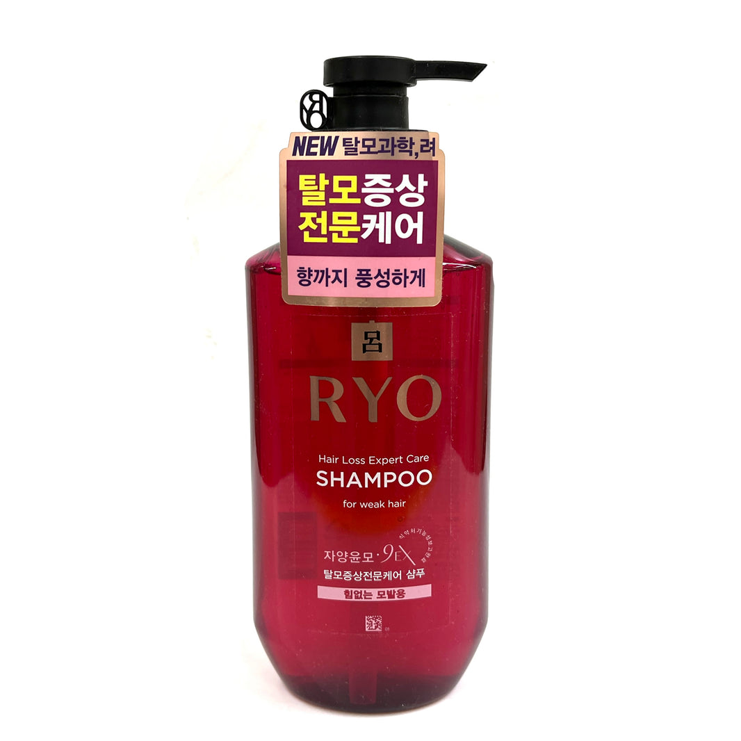 [Ryo] Hair Loss Expert Shampoo for Weak Hair  / 려 자양윤모 탈모증상 전문케어 샴푸 힘없는 모발용 (400ml)