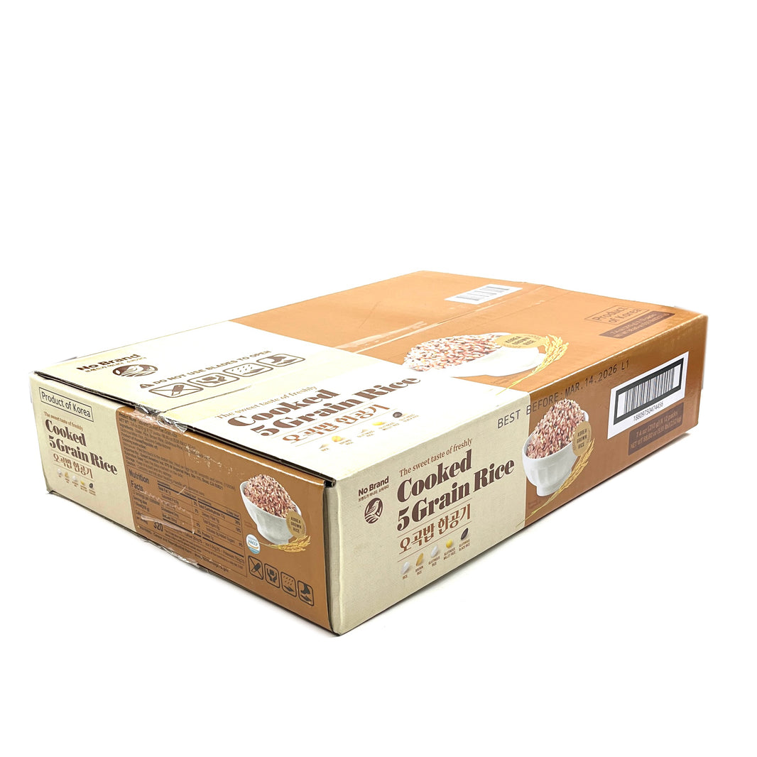 [NoBrand] Cooked 5 Grain Rice / 노브랜드 오곡밥 밥 한공기 (12pc box)