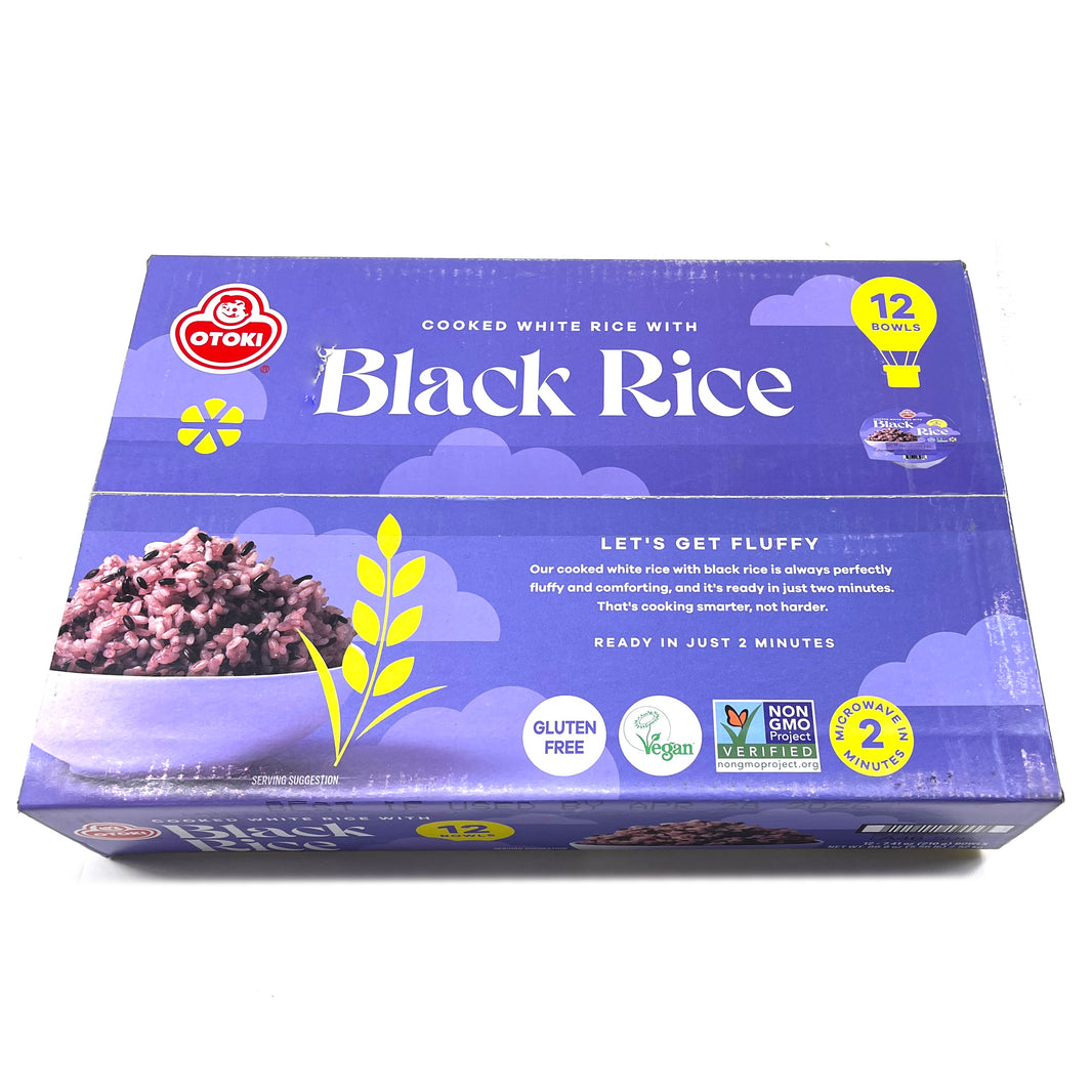 [Ottogi] Delicious Cooked Rice w. Black Rice / 오뚜기 맛있는 오뚜기 흑미 밥 (12ea/box)