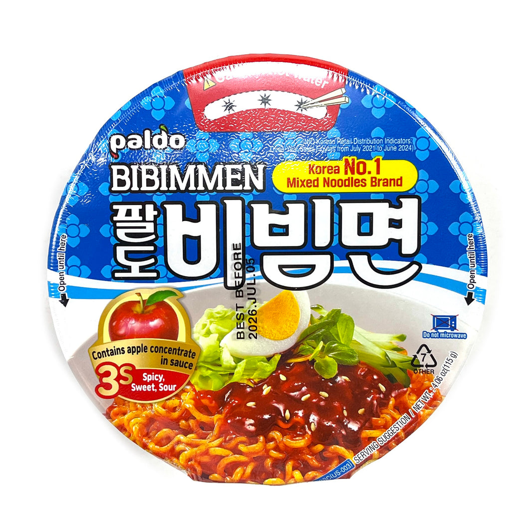 [Paldo] Bibim Myun Bowl / 팔도 비빔면 사발면 큰컵 (115g x3)