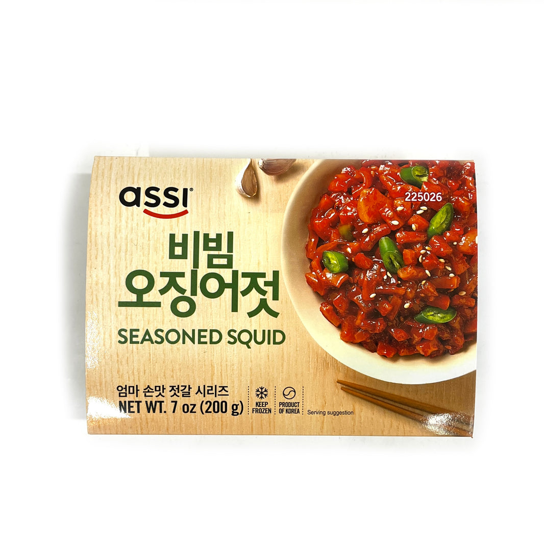 [Assi] Seasoned Squid / 아씨 엄마 손맛 반찬 비빔 오징어젓 젓갈 (200g)