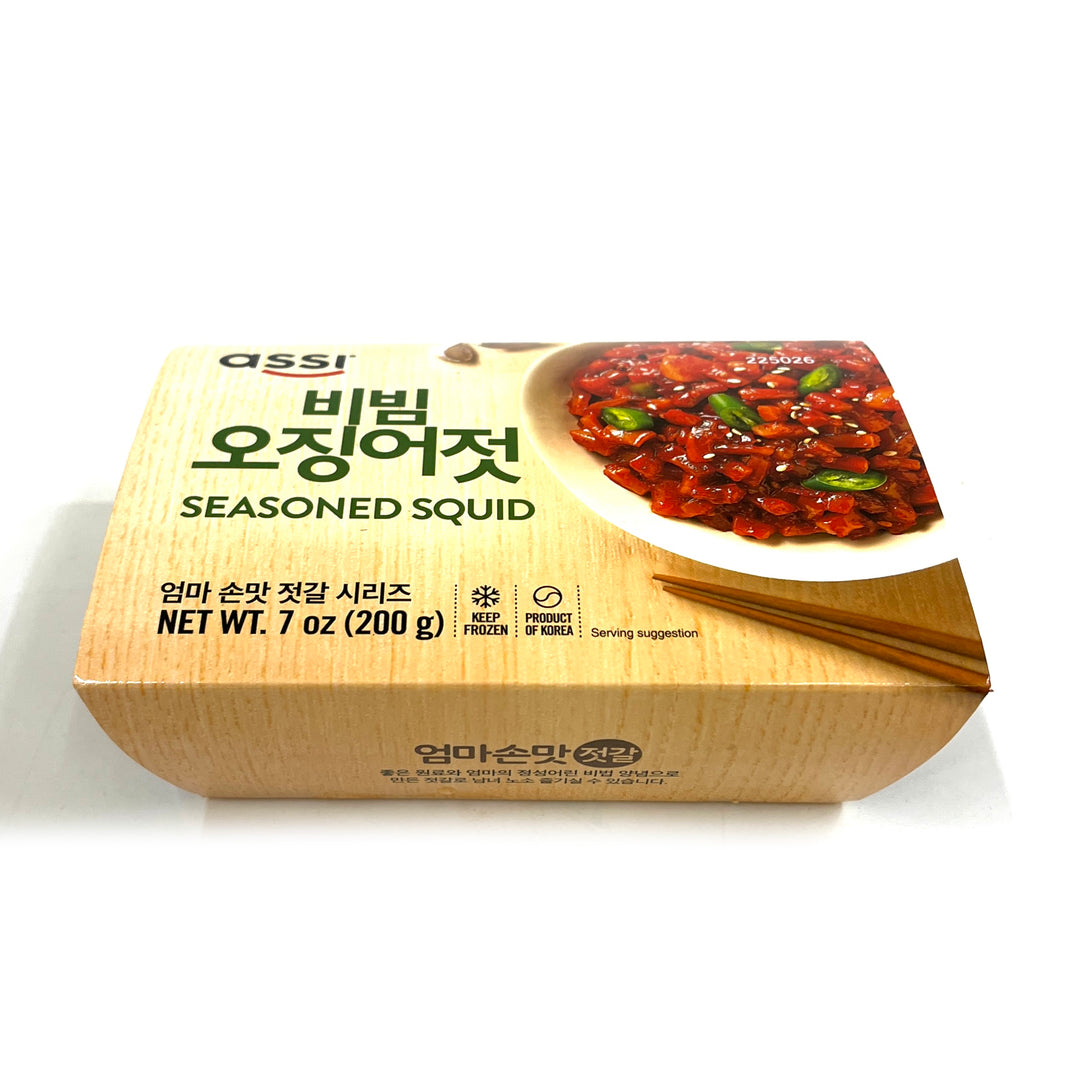 [Assi] Seasoned Squid / 아씨 엄마 손맛 반찬 비빔 오징어젓 젓갈 (200g)
