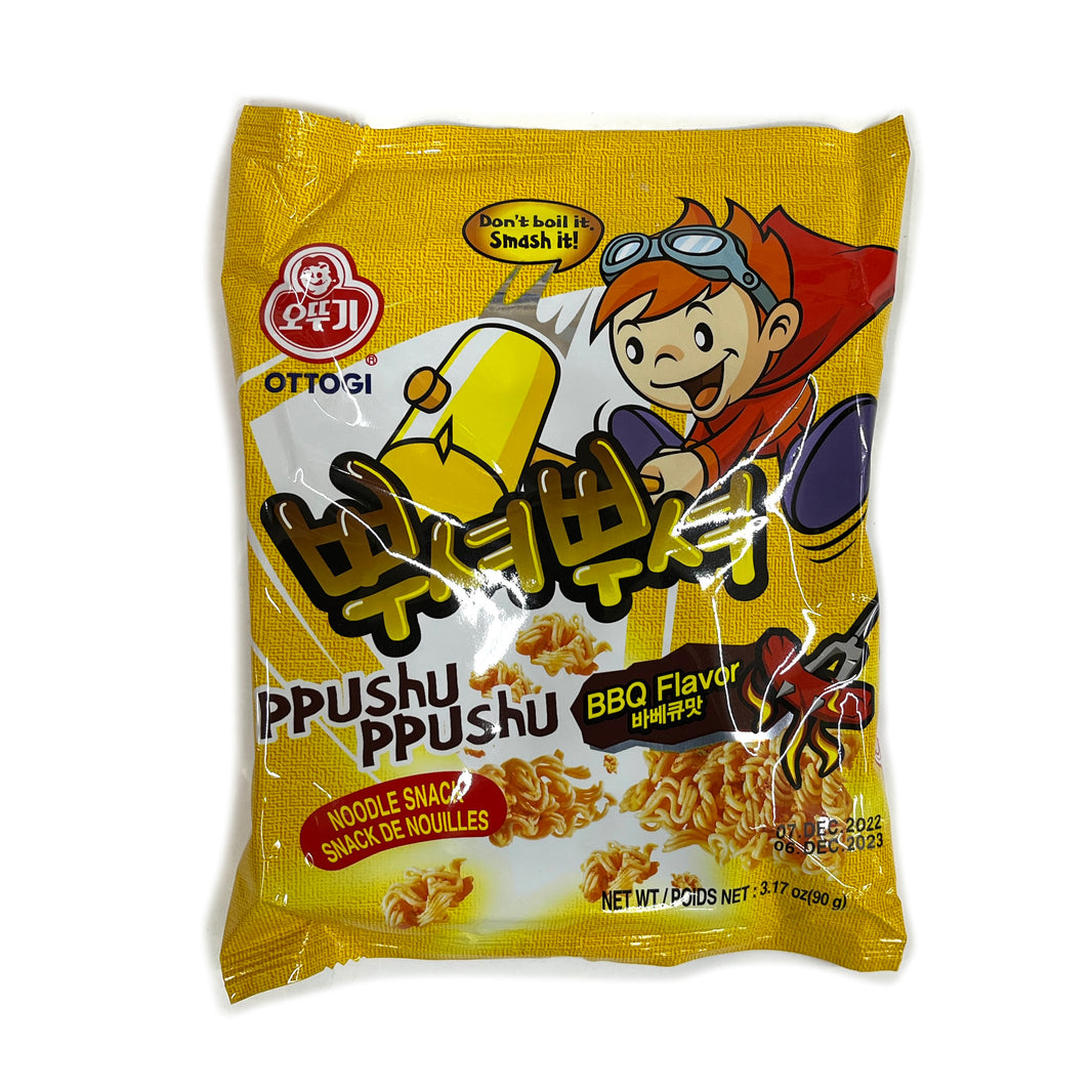 [Ottogi] Ppushu Ppushu BBQ Flavor / 오뚜기 뿌셔뿌셔 바베큐 맛 (90g x3pk)