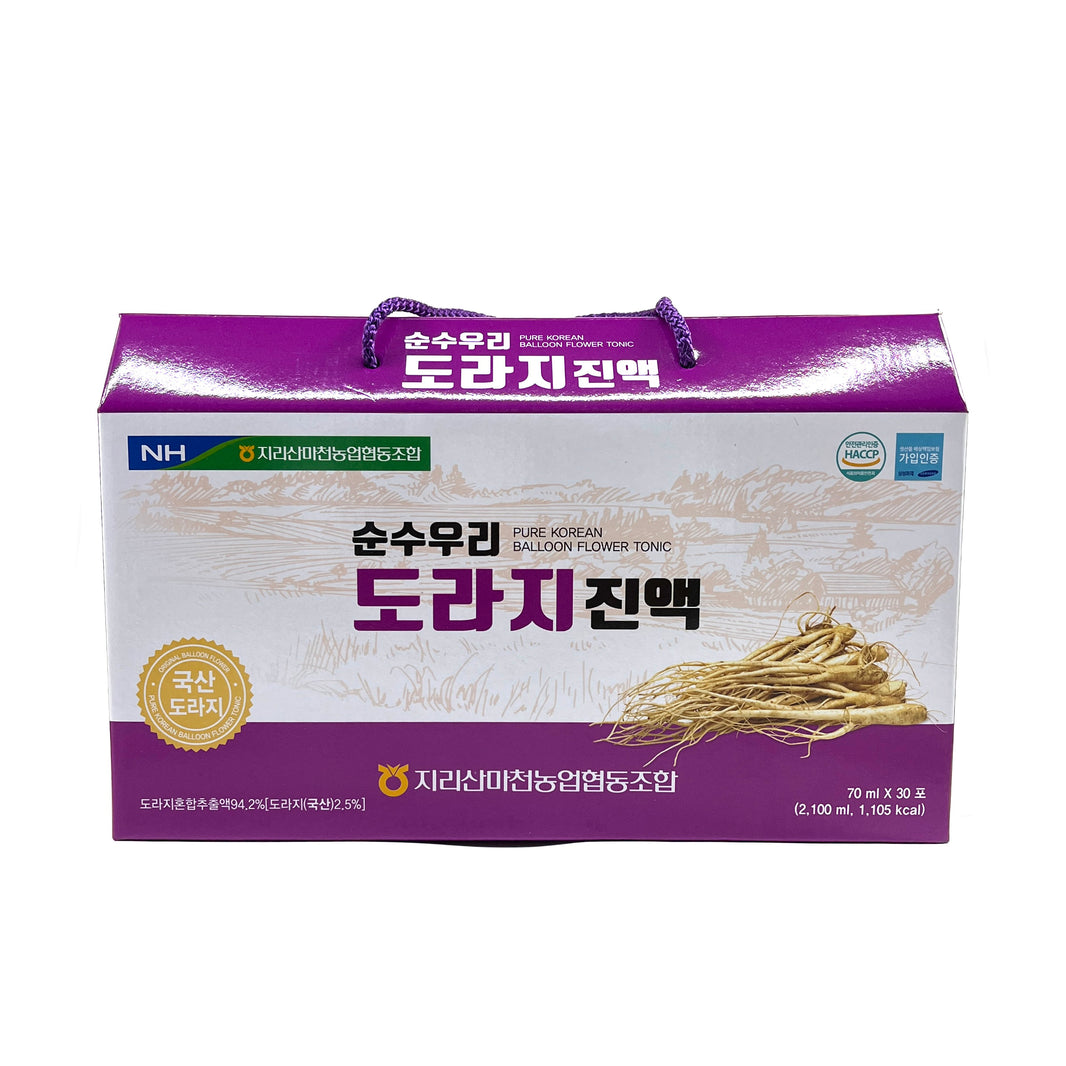 [NH] Pure Korean Balloon Flower Tonic Extract / 농협 순수우리 도라지 진액 (70ml x30pcs)
