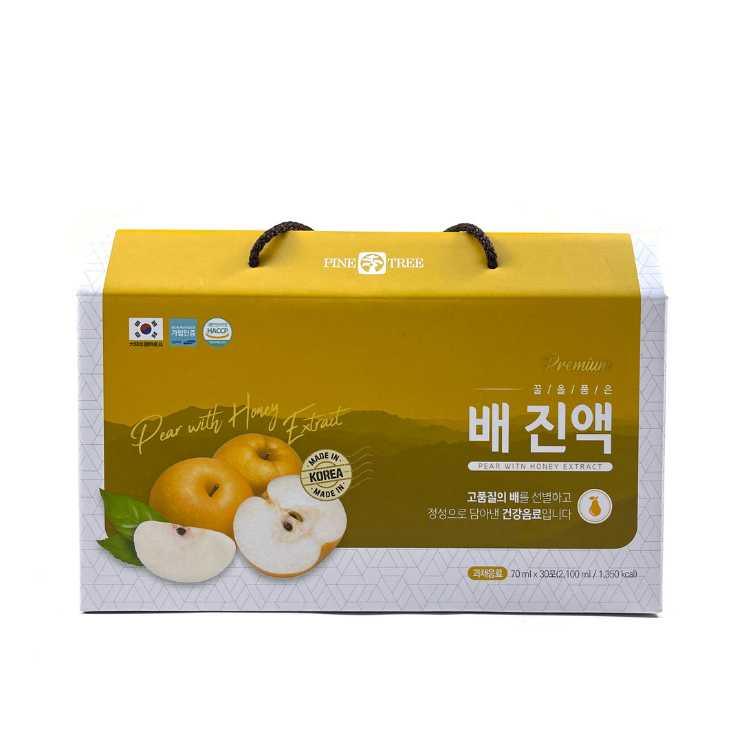 [Pinetree] Pear w. Honey Extract / 솔표 배 진액 (70ml x30pcs)