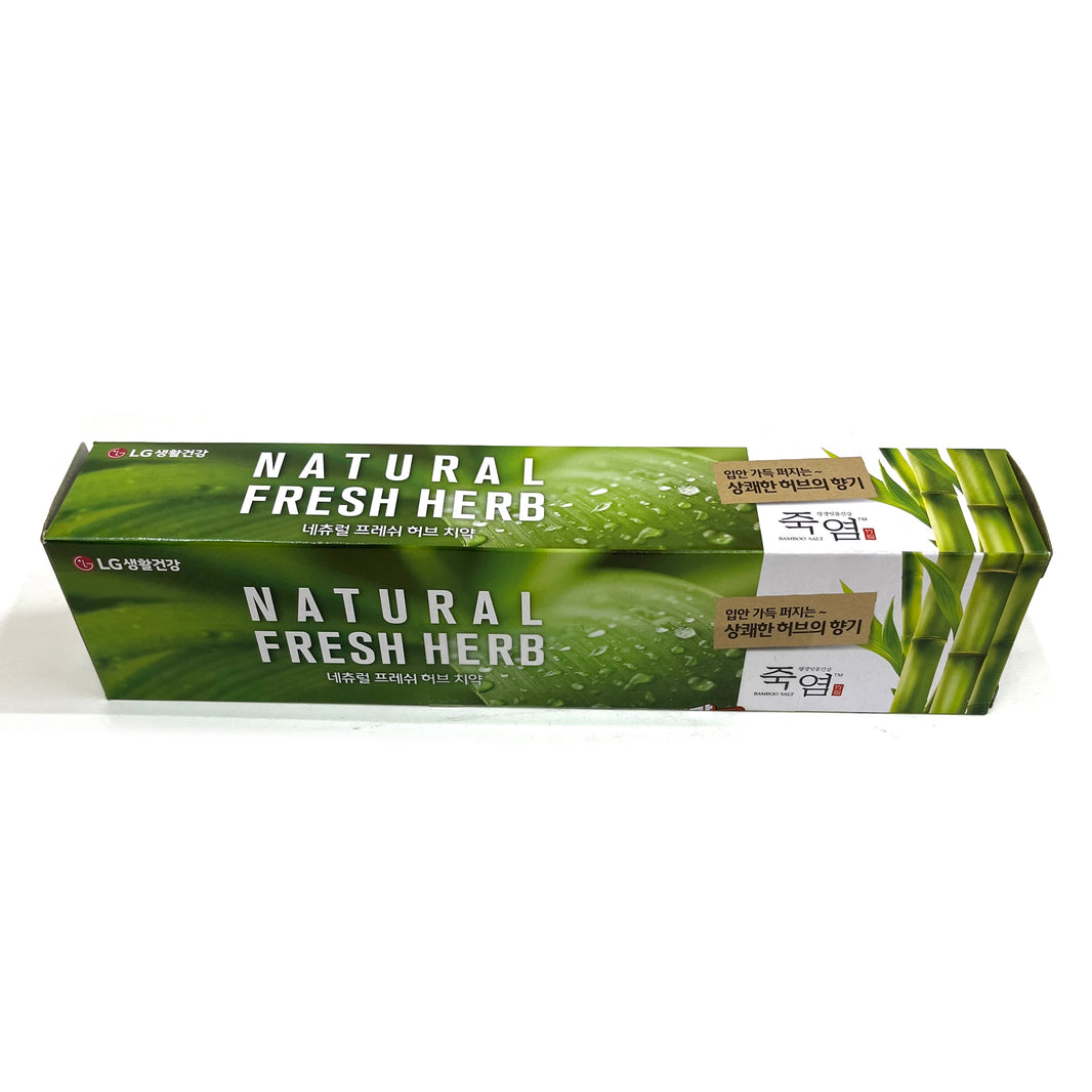 [LG] Natural Fresh Herb Toothpaste / LG 생활건강 네츄럴 프레쉬 허브 (160g)