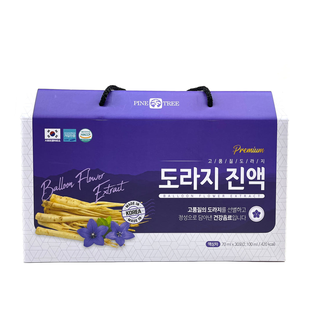 [Pinetree] Balloon Flower Extract / 솔표 도라지 진액 (70ml x30pcs)