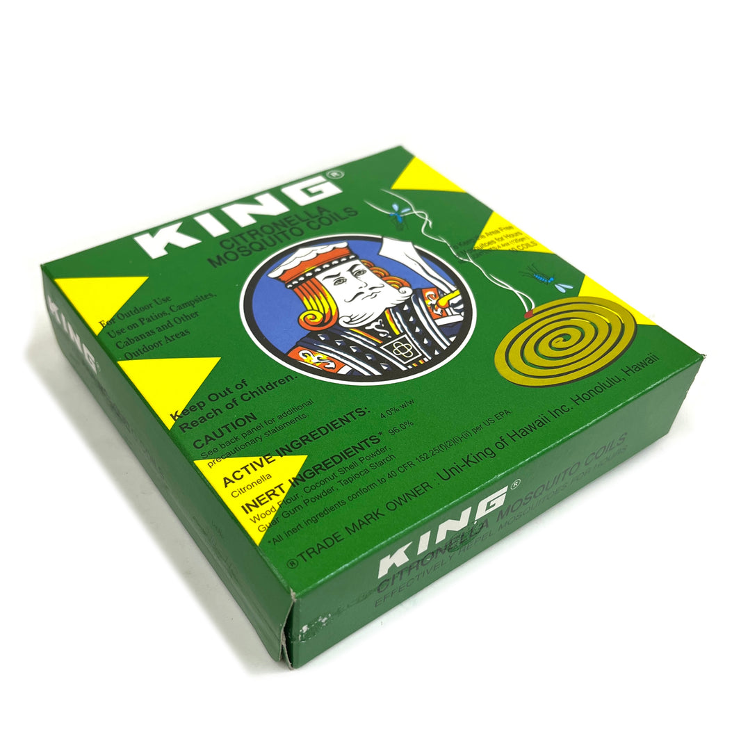 [King] Citronella Mosquito Repellant Coils / 킹 시트로넬라 모기 퇴치 향 코일형 (10pk)