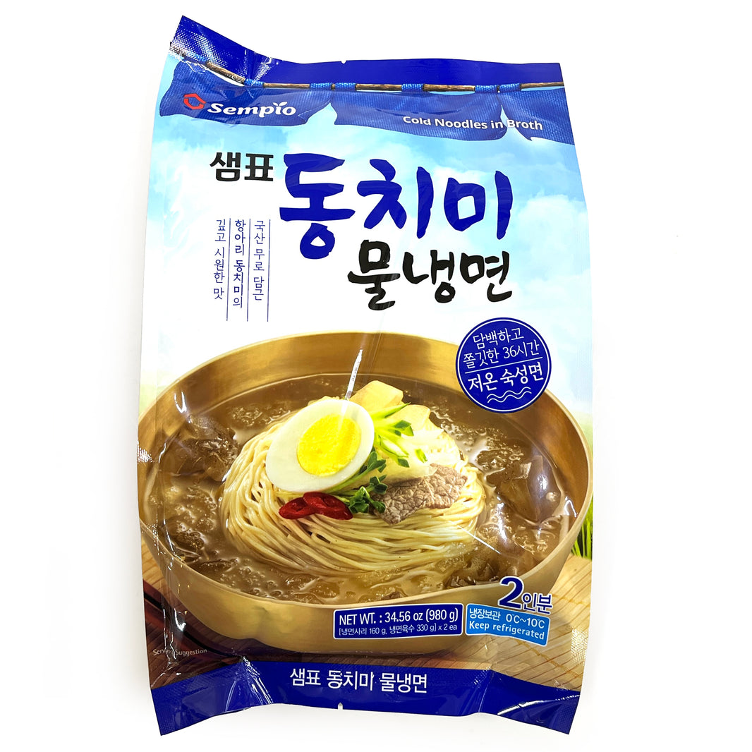 [Sempio] Cold Noodles w. Broth / 샘표 동치미 물 냉면 (990g)
