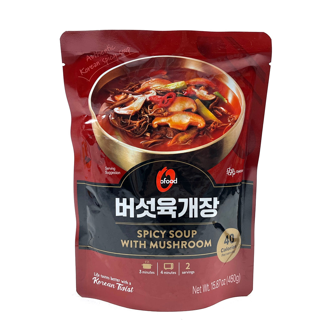 [Ofood] Spicy Soup w. Mushroom / 오푸드 즉석 버섯 육개장 (450g)