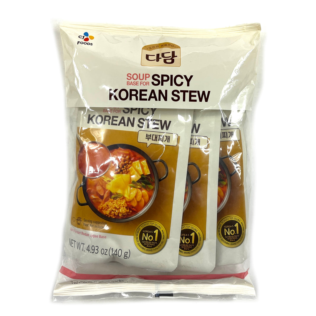[Dadam] Soup base for Spicy Korean Stew / 다담 부대찌개 양념 (140gx3 packs)
