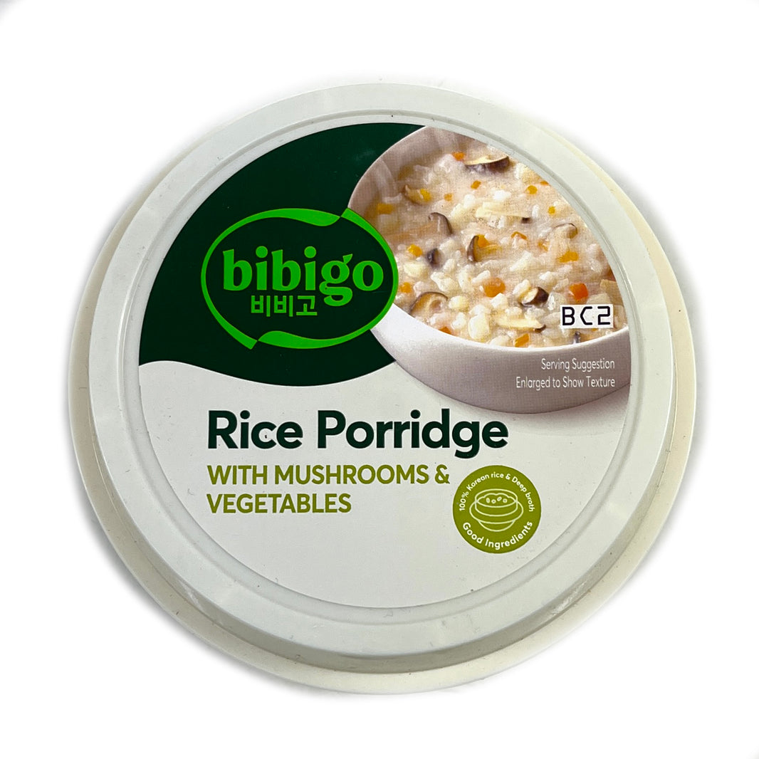 [CJ] Bibigo Rice Porridge w. Mushrooms & Vegetables / 비비고 버섯 야채 죽 (265g)