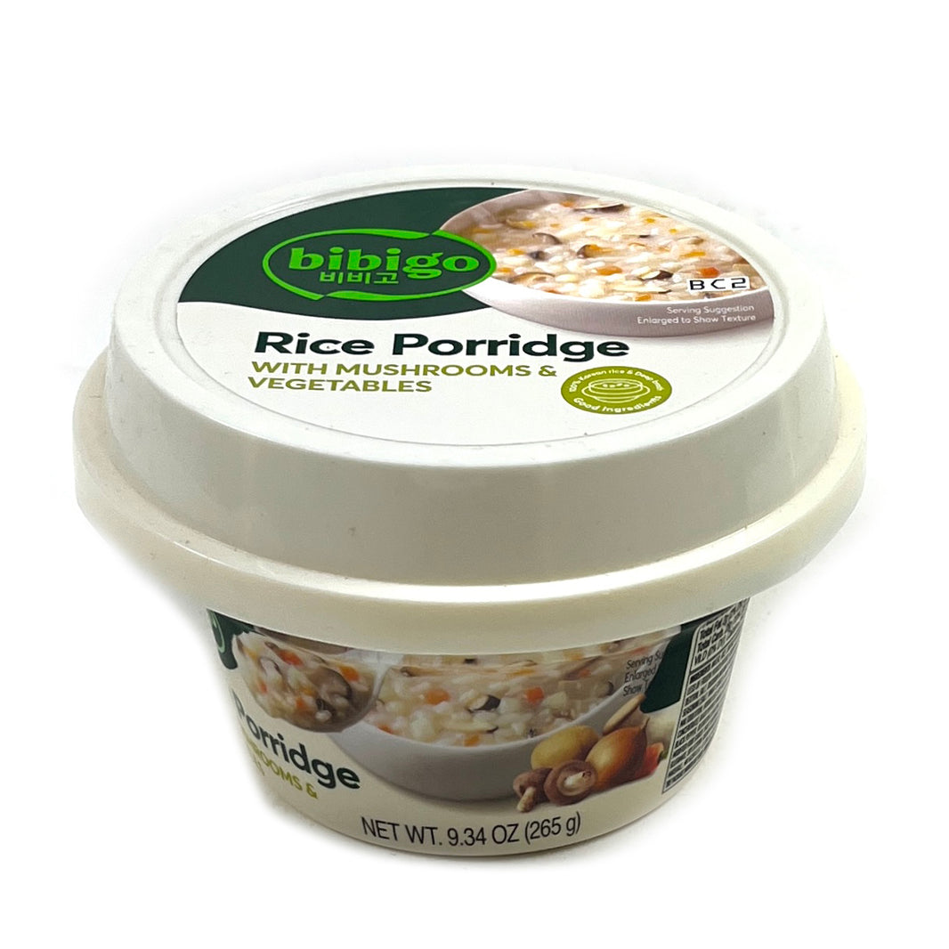 [CJ] Bibigo Rice Porridge w. Mushrooms & Vegetables / 비비고 버섯 야채 죽 (265g)