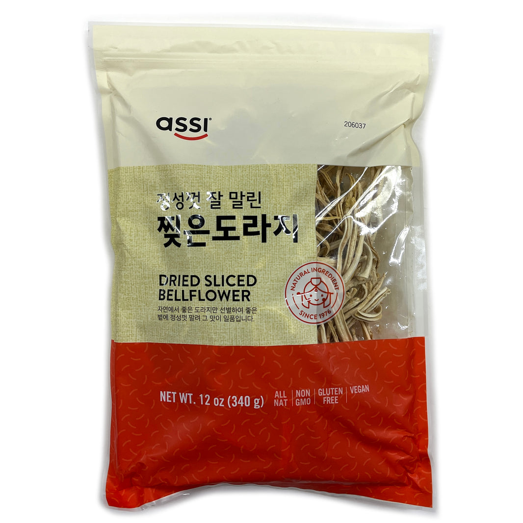 [Assi] Dried Sliced Bellflower Root / 아씨 찢은 도라지(12oz)