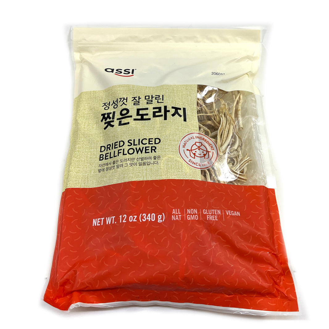 [Assi] Dried Sliced Bellflower Root / 아씨 찢은 도라지(12oz)