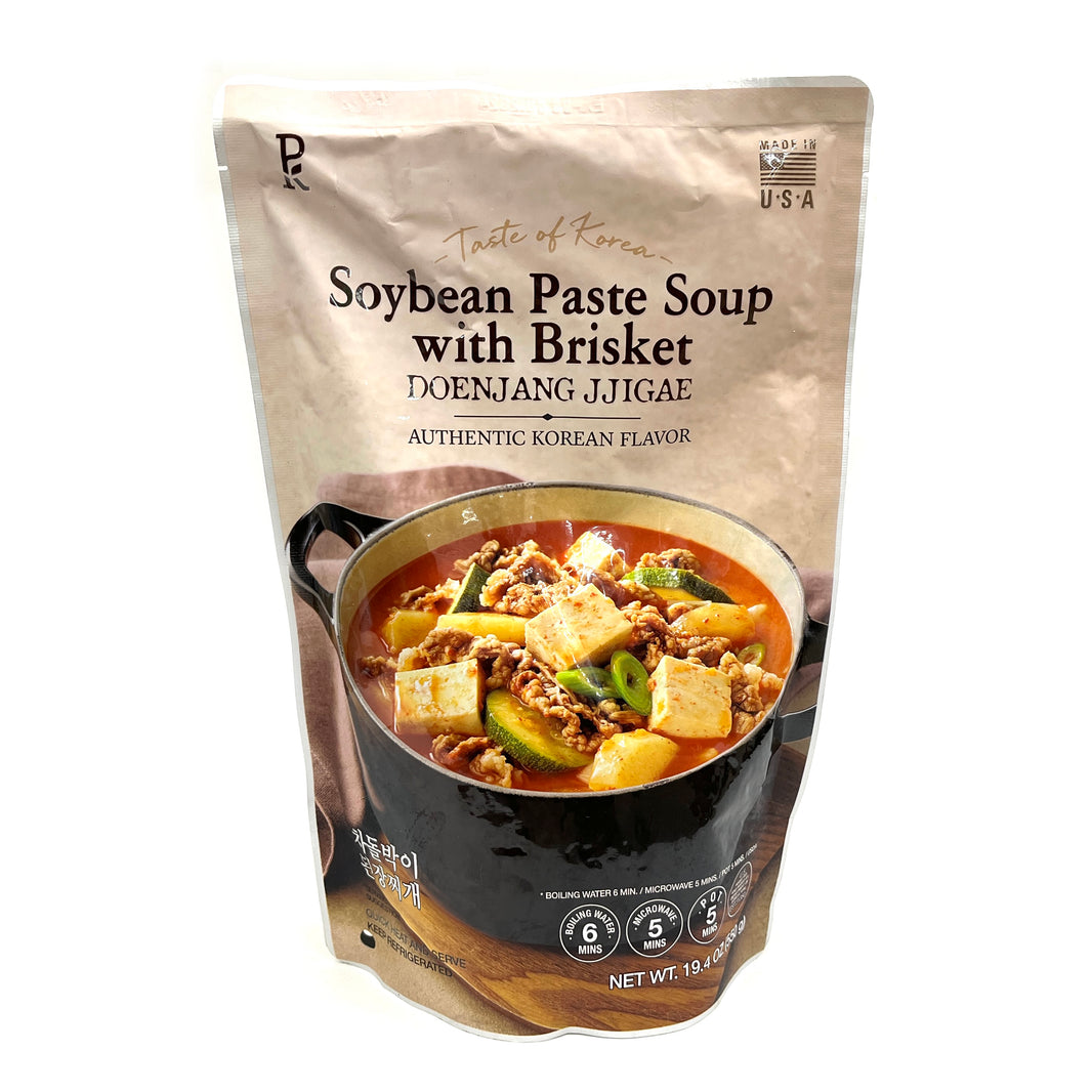 [PK] Soybean Paste Soup w. Brisket Doenjang Jjigae / PK 즉석 차돌박이 된장찌개 (550g)
