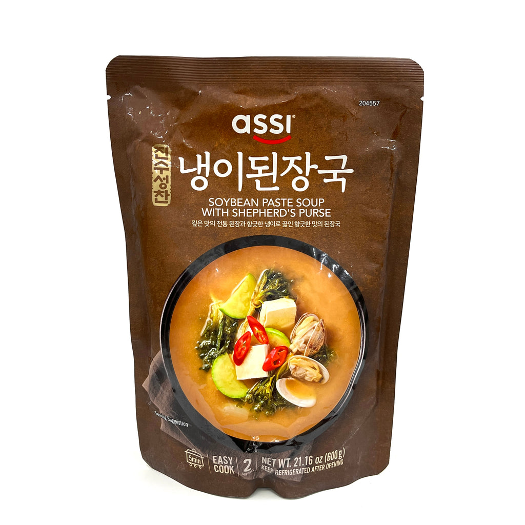 [Assi] Soybean Paste Soup 5min / 아씨 진수성찬 냉이 된장국 (600g)