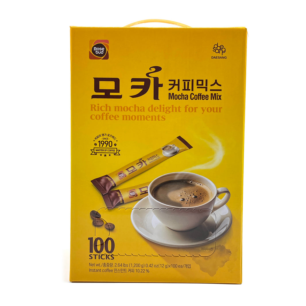 [Rosebud] Mocha Coffee Mix / 청정원 로즈버드 모카 커피믹스 (100pc)