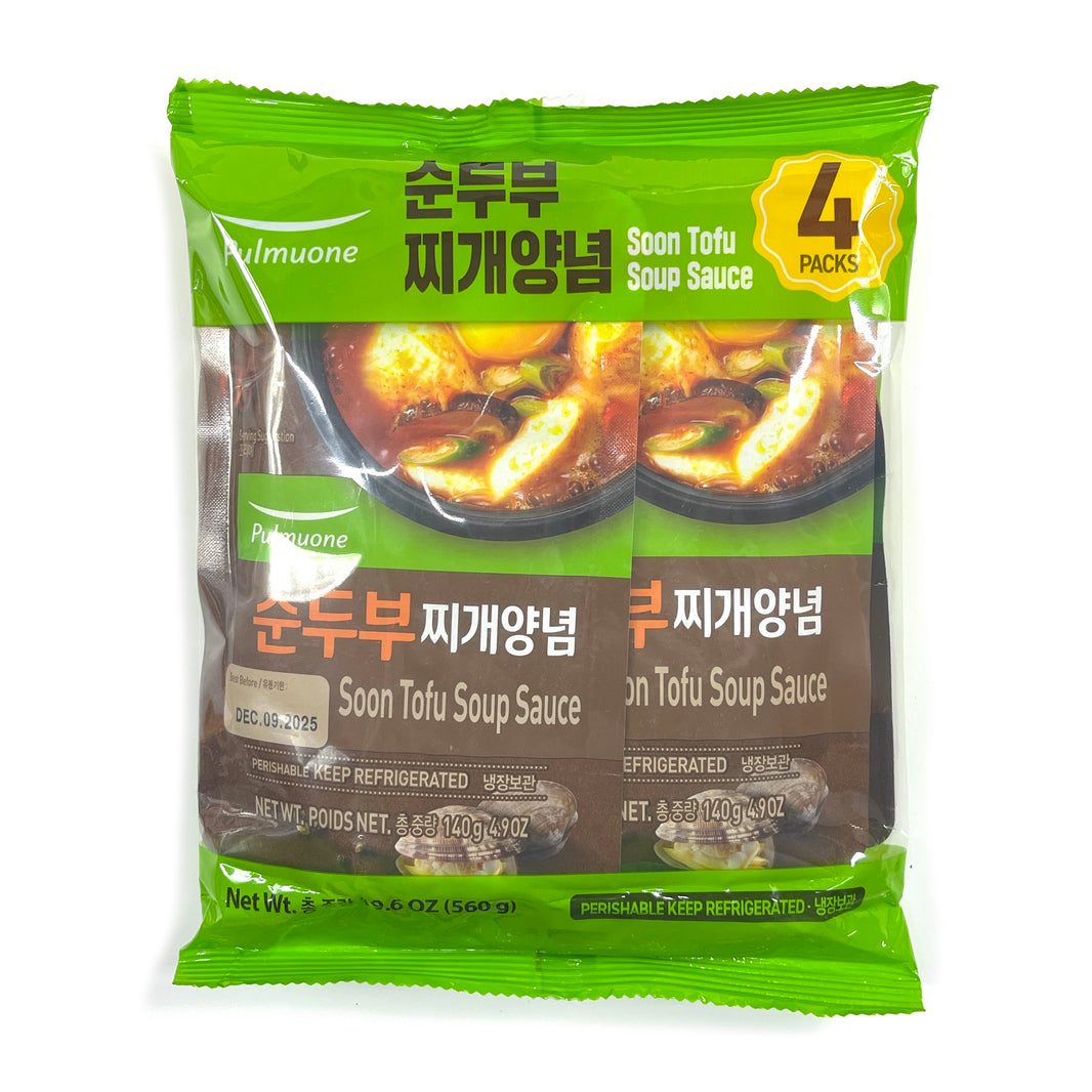 [Pulmuone] Soon Tofu Soup Sauce / 풀무원 순두부 찌개 양념 (130g)