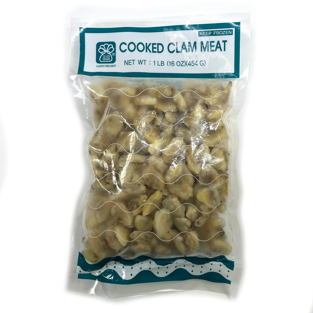[Lucky Delight] Frozen Cooked Clam Meat / 럭키 딜라이트 냉동 바지락 조개살 (1lb)