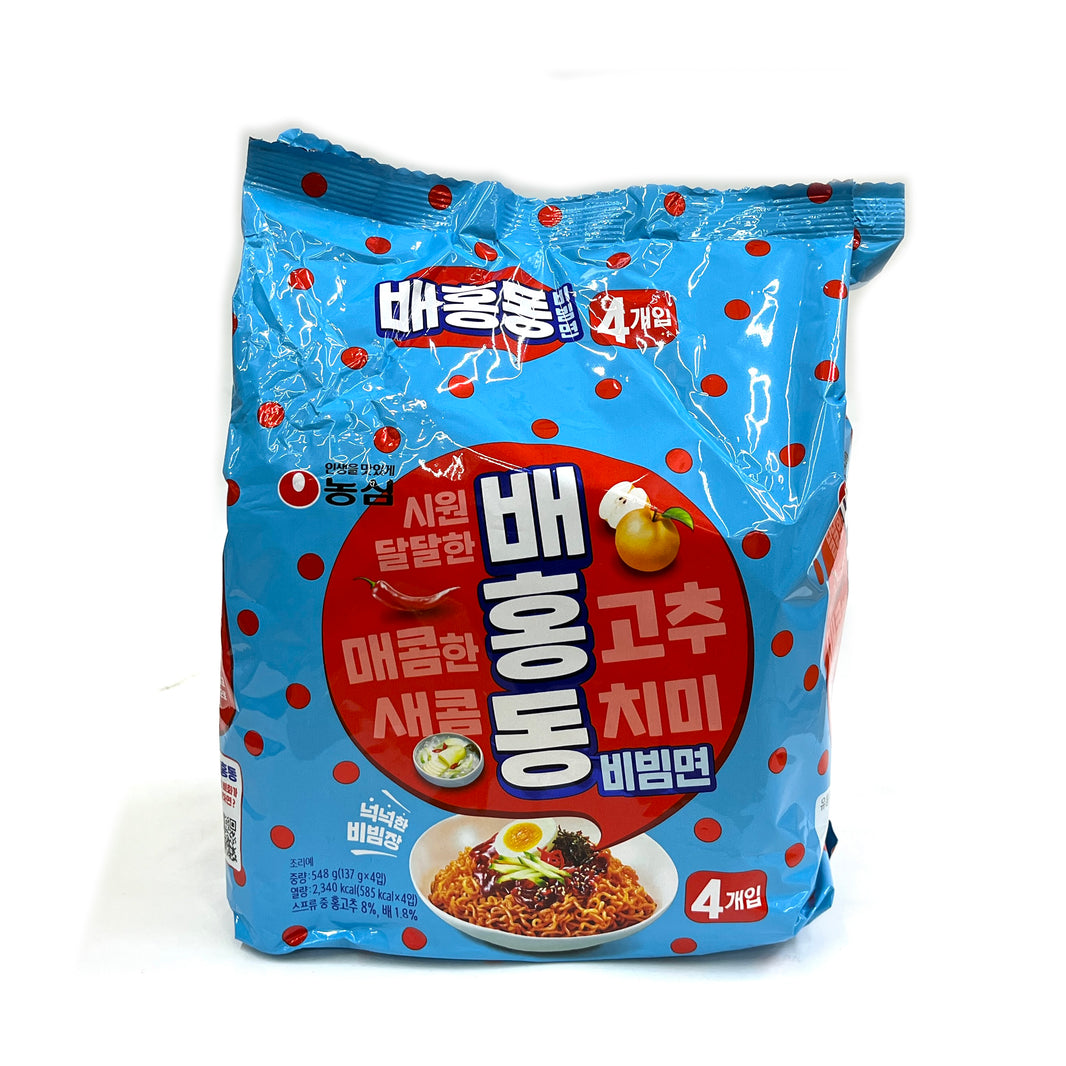 [Nongshim] Bibim Myeon (Baehongdong) / 농심 배홍동 비빔면 (4pks)