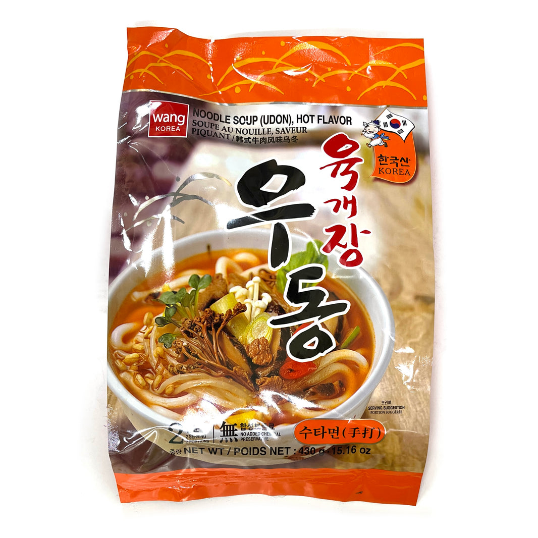 [Wang] Spicy Flavor Udon 2 Serving / 왕 육개장 우동 (430g/2인분)