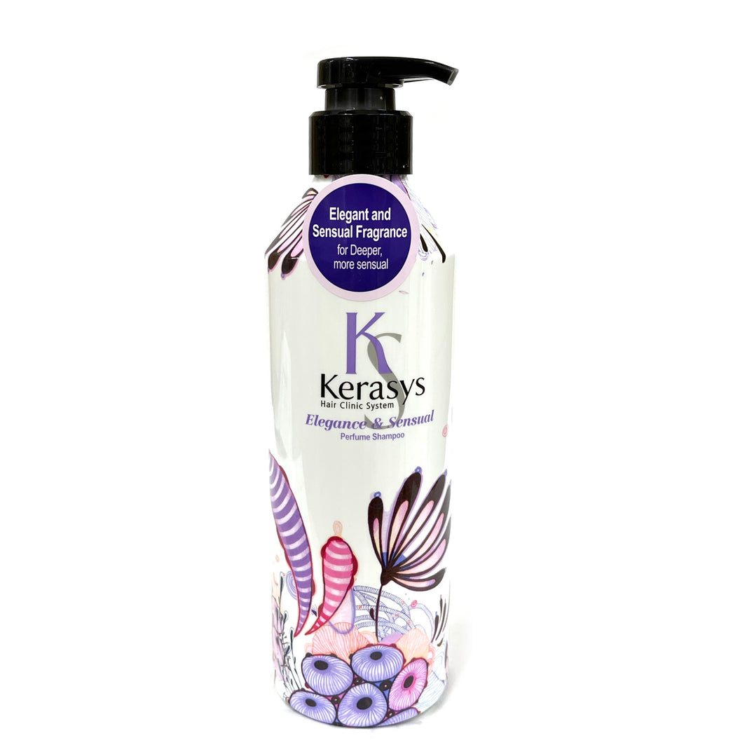 [Kerasys] Elegance & Sensual Perfume Shampoo / 애경 케라시스 엘레강스 & 센슈얼 퍼퓸 샴푸 (600ml)
