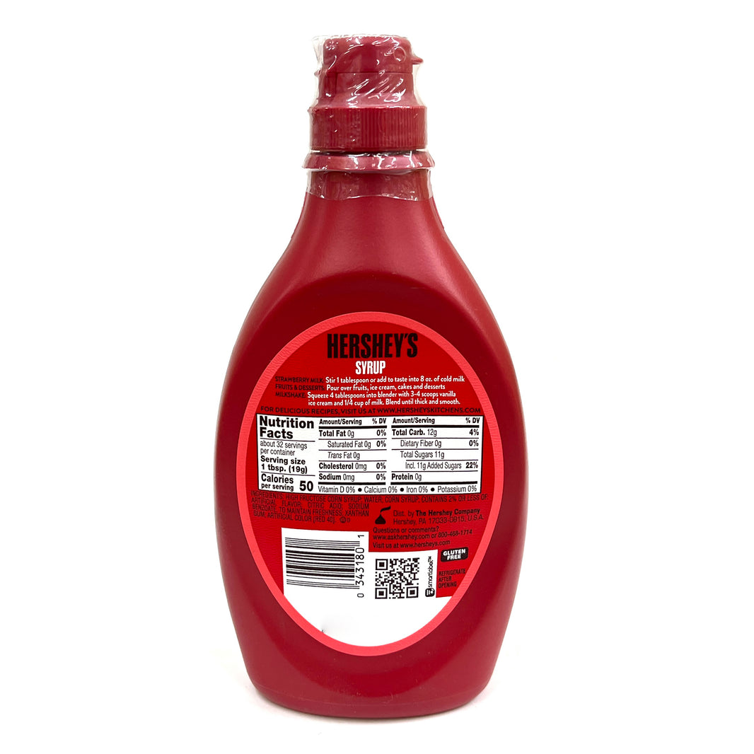 [Hershey's] Syrup Delicious Strawberry Flavor / 허쉬 시럽 딸기맛 (623g)