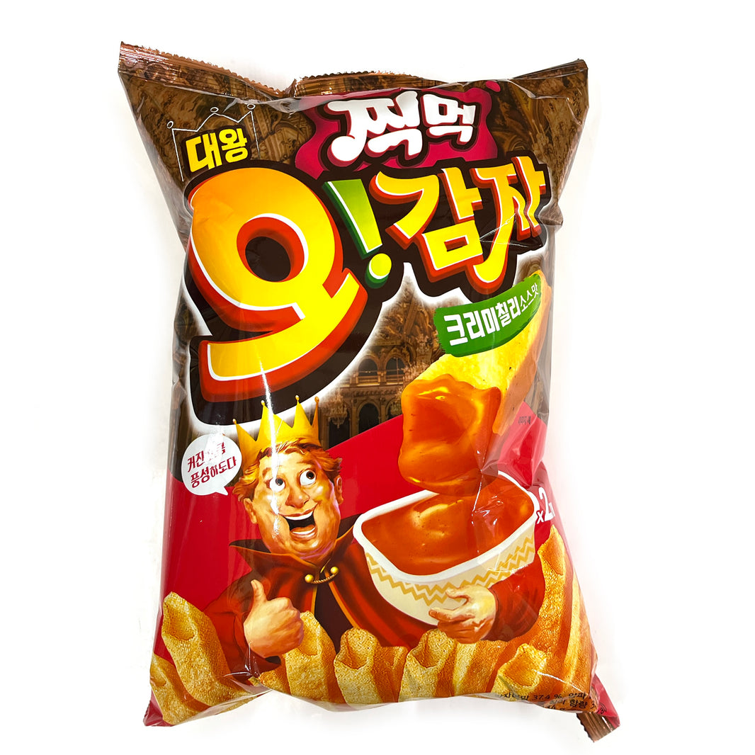 [Orion] Giant Oh! Tube Potato Creamy Chili / 오리온 찍먹 오! 감자 크리미칠리 소스맛 (134g)