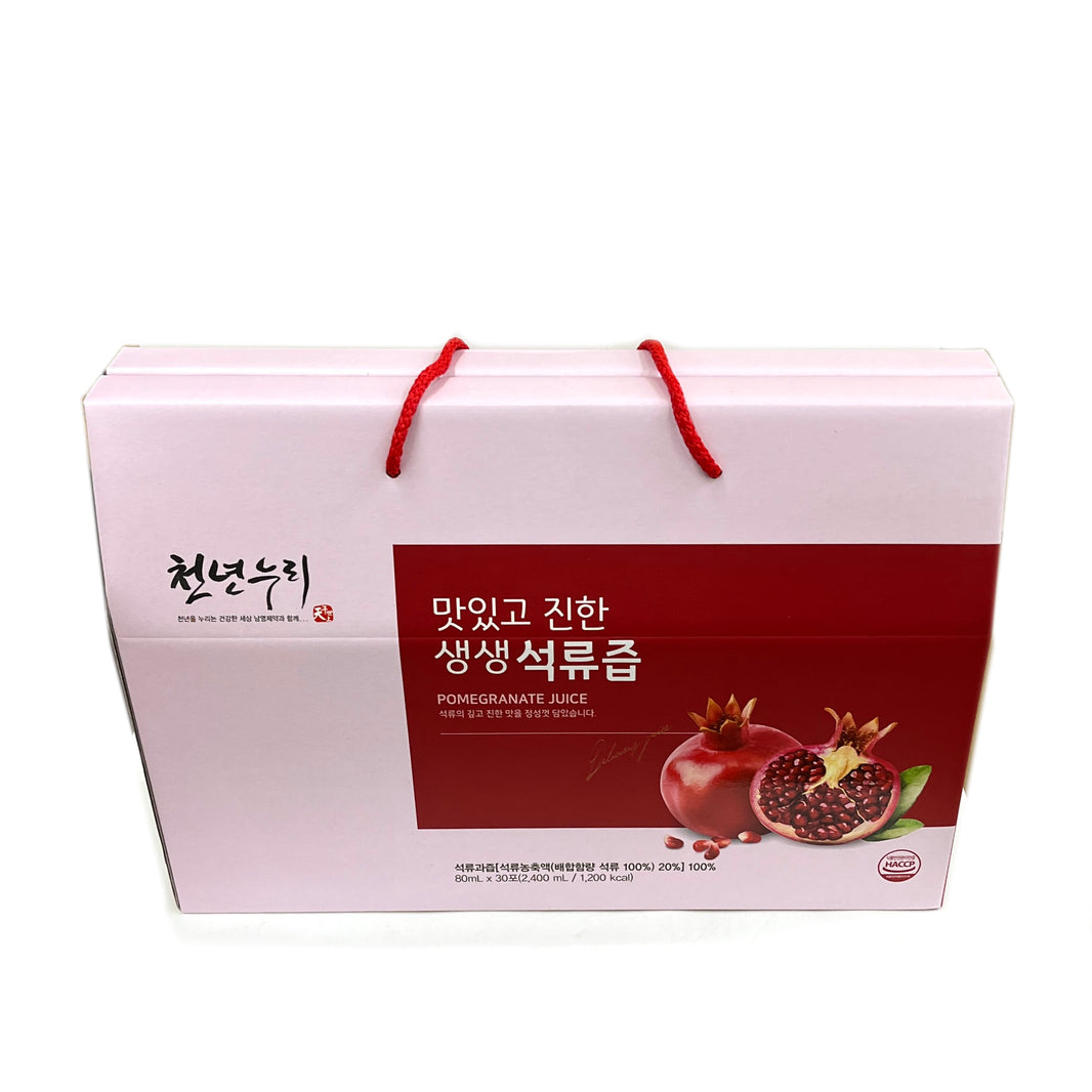 [Chunnyunnuri] Pomegranate Juice / 천년누리 맛있고 진한 생생 석류 즙 (30pk/box)