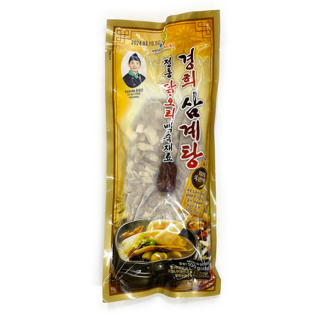 [Kyunghee] Dried Traditional Korean Herb for Chicken Stew / 경희 삼계탕 전통 닭 오리 백숙 재료 (100g)