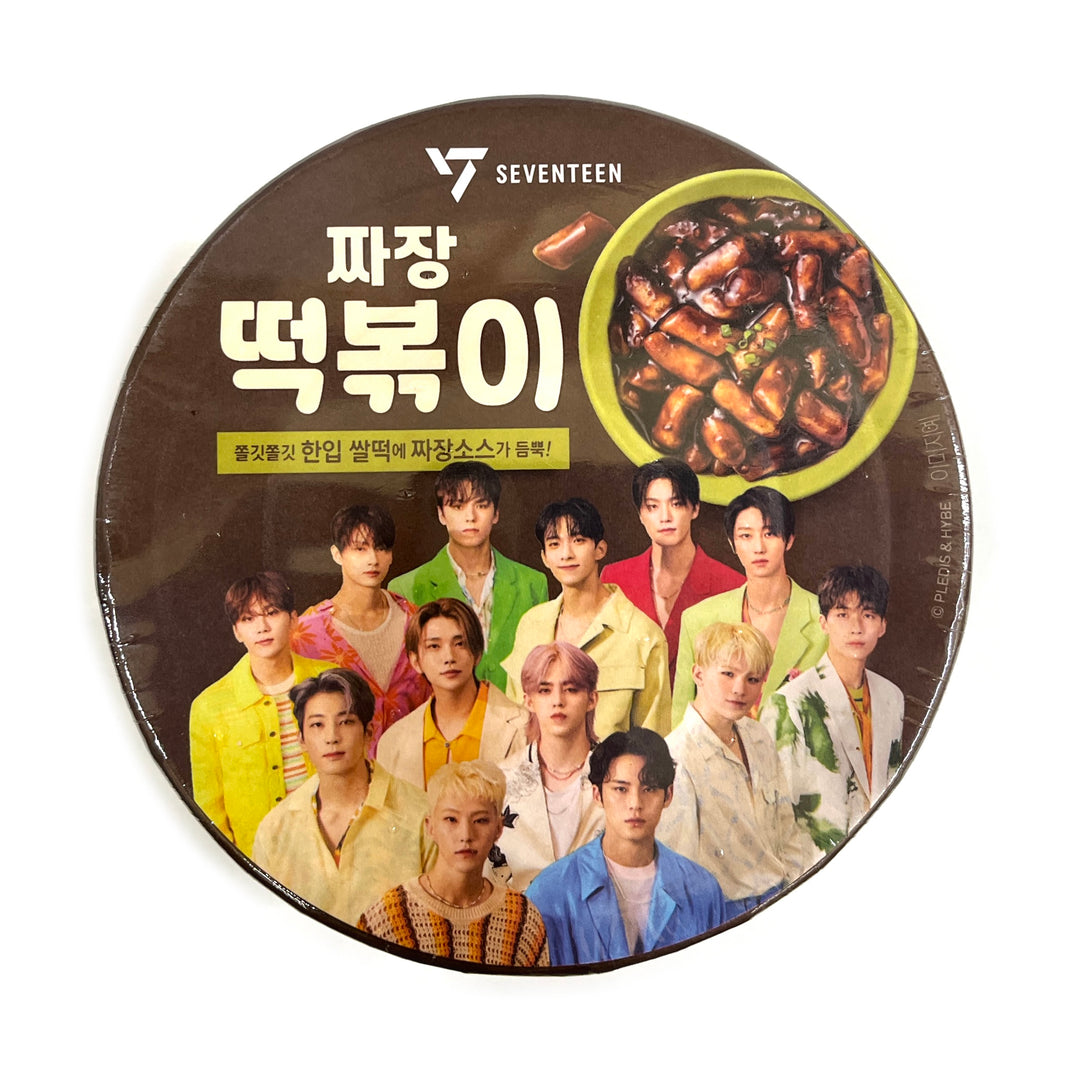 [Seventeen] Eatson Jjajang Topokki Black Soybean Sauce  / 세븐틴 잇츠온 짜장 떡볶이 큰컵 (120g)
