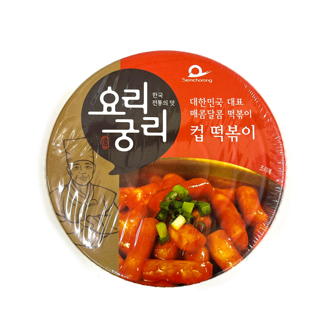 [Semchorong] Yopokki Sweet & Spicy Topokki / 샘초롱 요리궁리 매콤달콤 컵 떡볶이 큰컵 (142g)