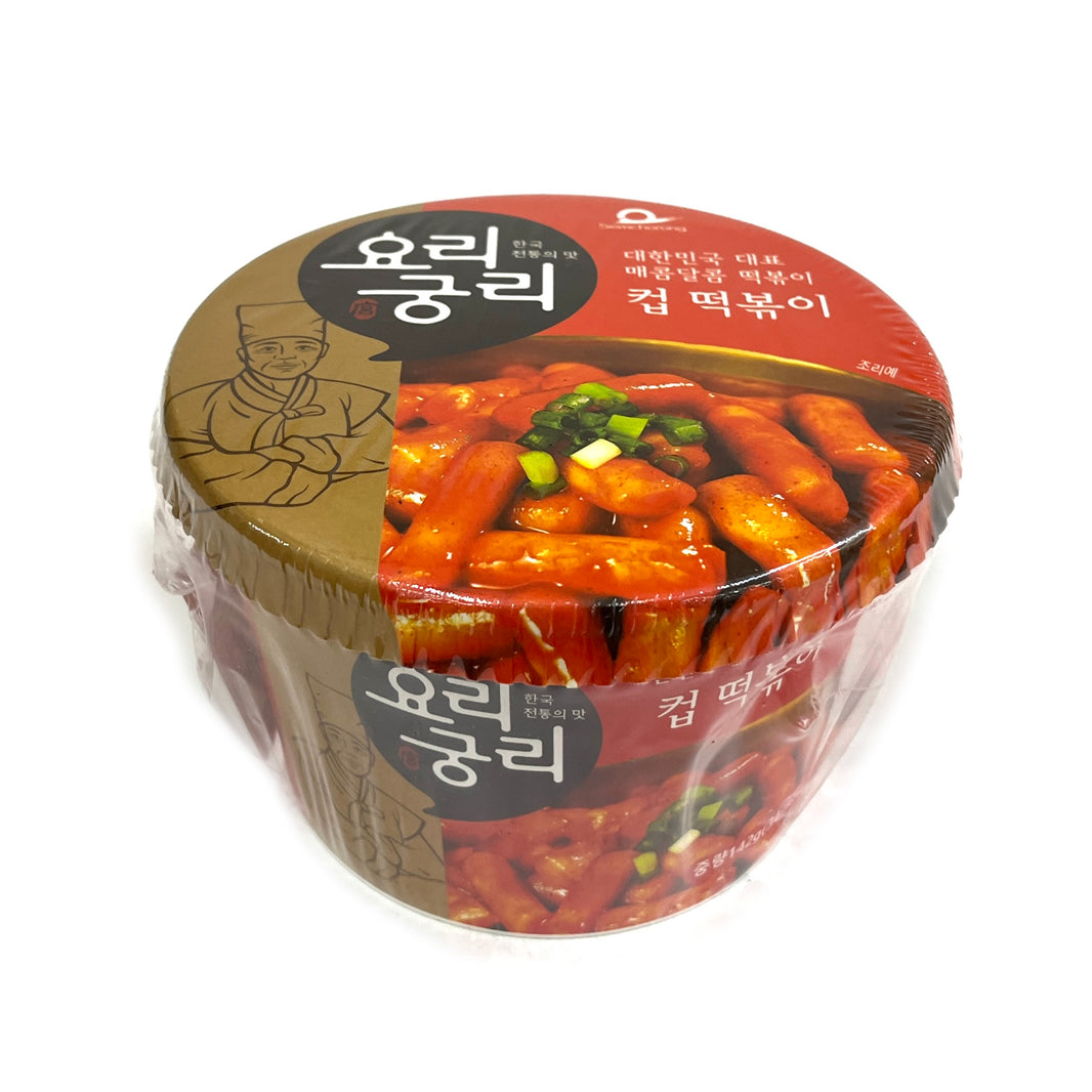 [Semchorong] Yopokki Sweet & Spicy Topokki / 샘초롱 요리궁리 매콤달콤 컵 떡볶이 큰컵 (142g)