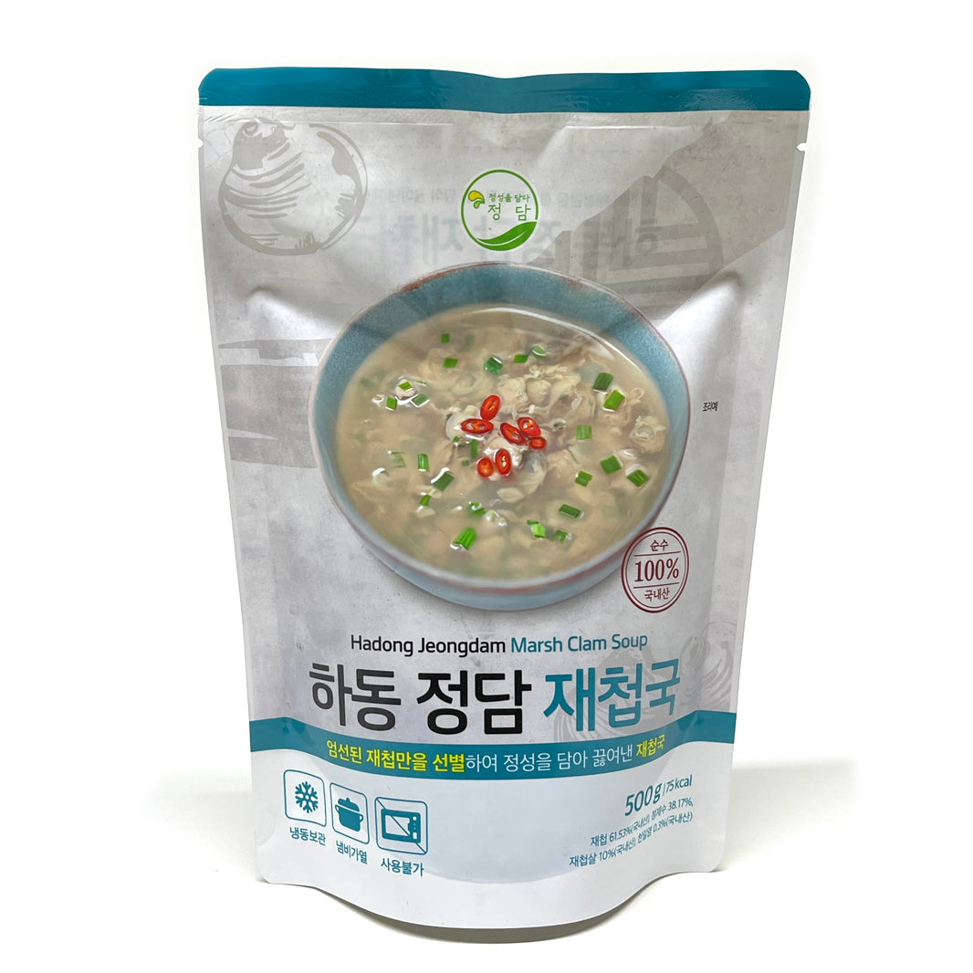 [Jeongdam] Hadong Jeongdam Marsh Clam Soup / 하동 정담 재첩국 (500g)