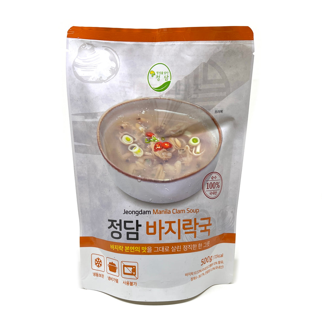 [Jeongdam] Jeongdam Manila Clam Soup / 정담 바지락국 (500g)