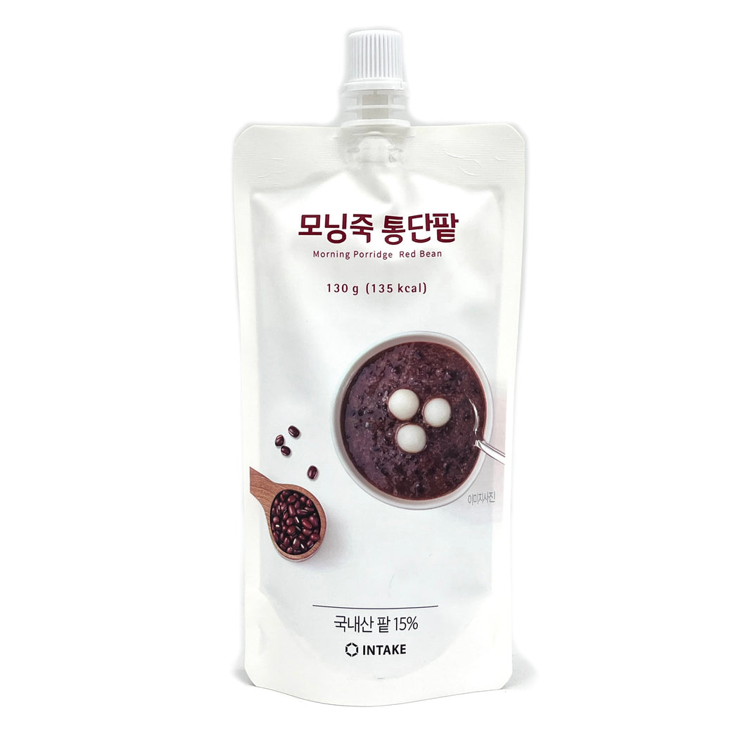 [Intake] Morning Porridge Red Bean / 인테이크 모닝 죽 통 단팥 (130g x3pk)