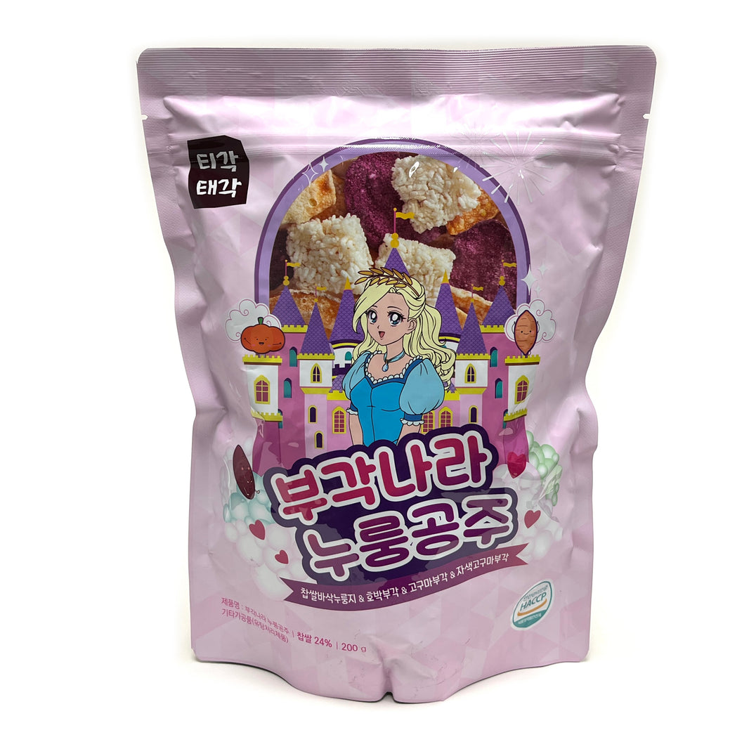 [Tigaktegak] Rice Crackers & Vegi Chips / 티각태각 부각나라 누룽공주 (Big Size 200g)